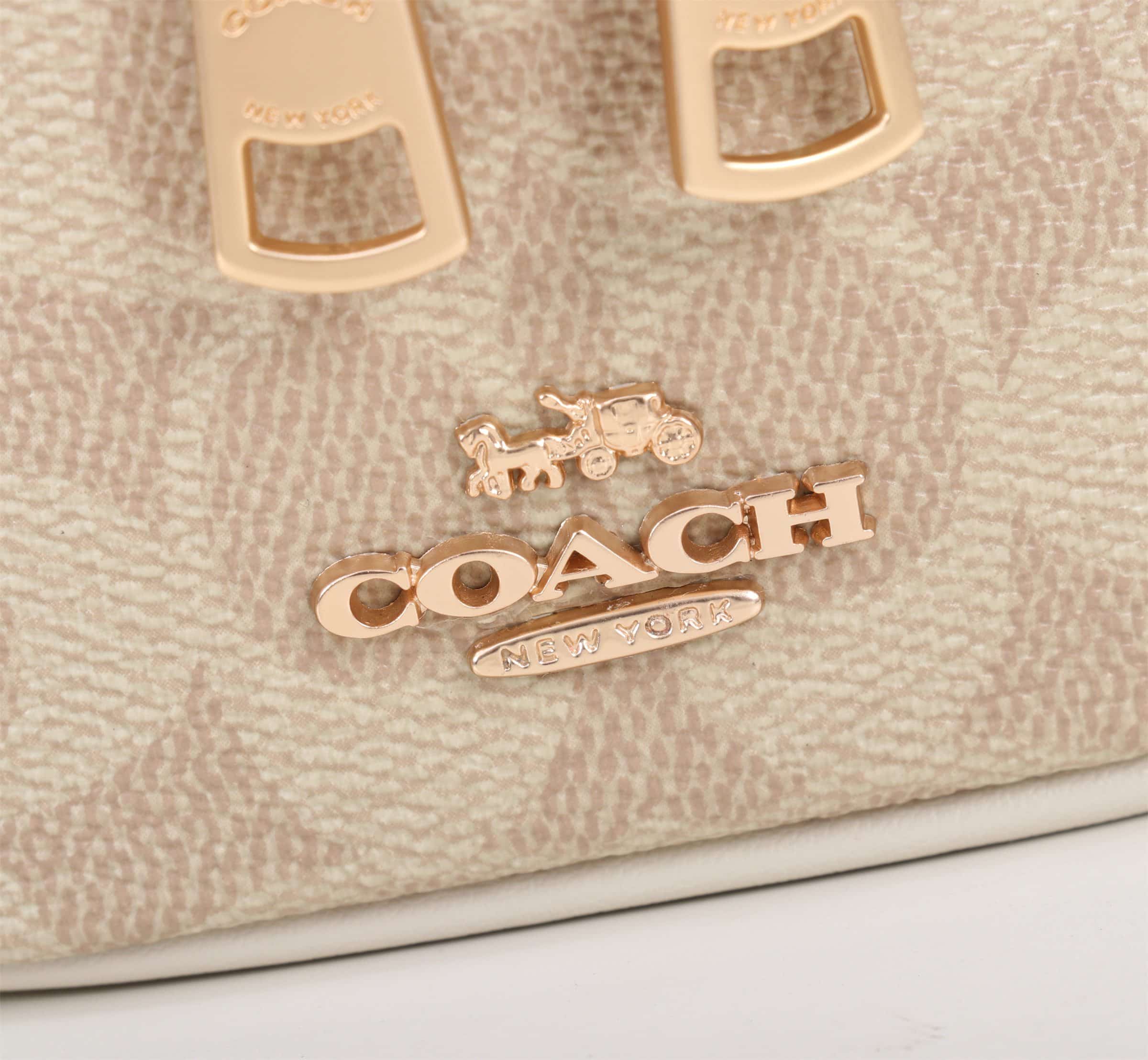 COACH Ava Crossbody Bag in Signature Canvas Beige CY733 High