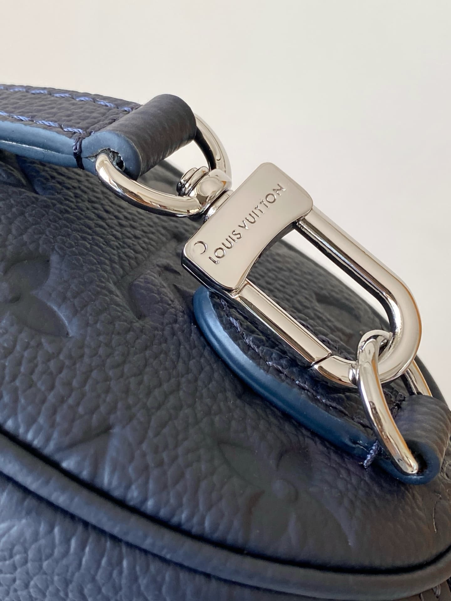 Louis Vuitton Nano Speedy Shimmery Ink Cowhide leather M26510 High