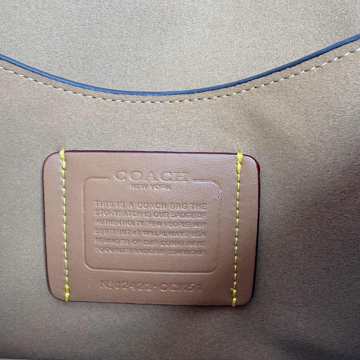 Coach Small Chain Tabby Shoulder Bag  Brown Suede High