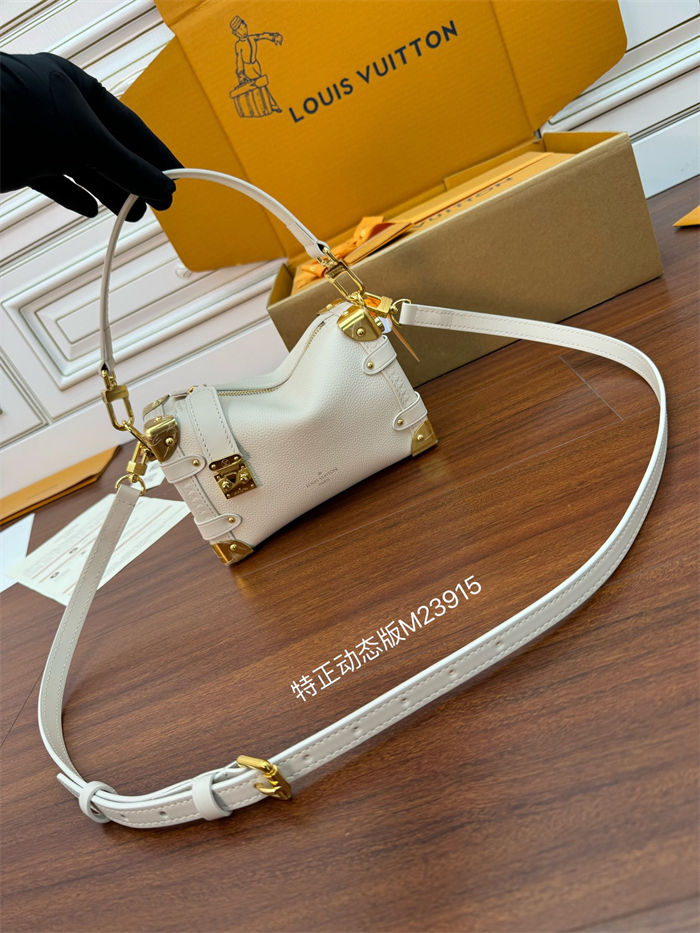 Louis Vuitton SIDE TRUNK PM Grained calf leather M25 Top