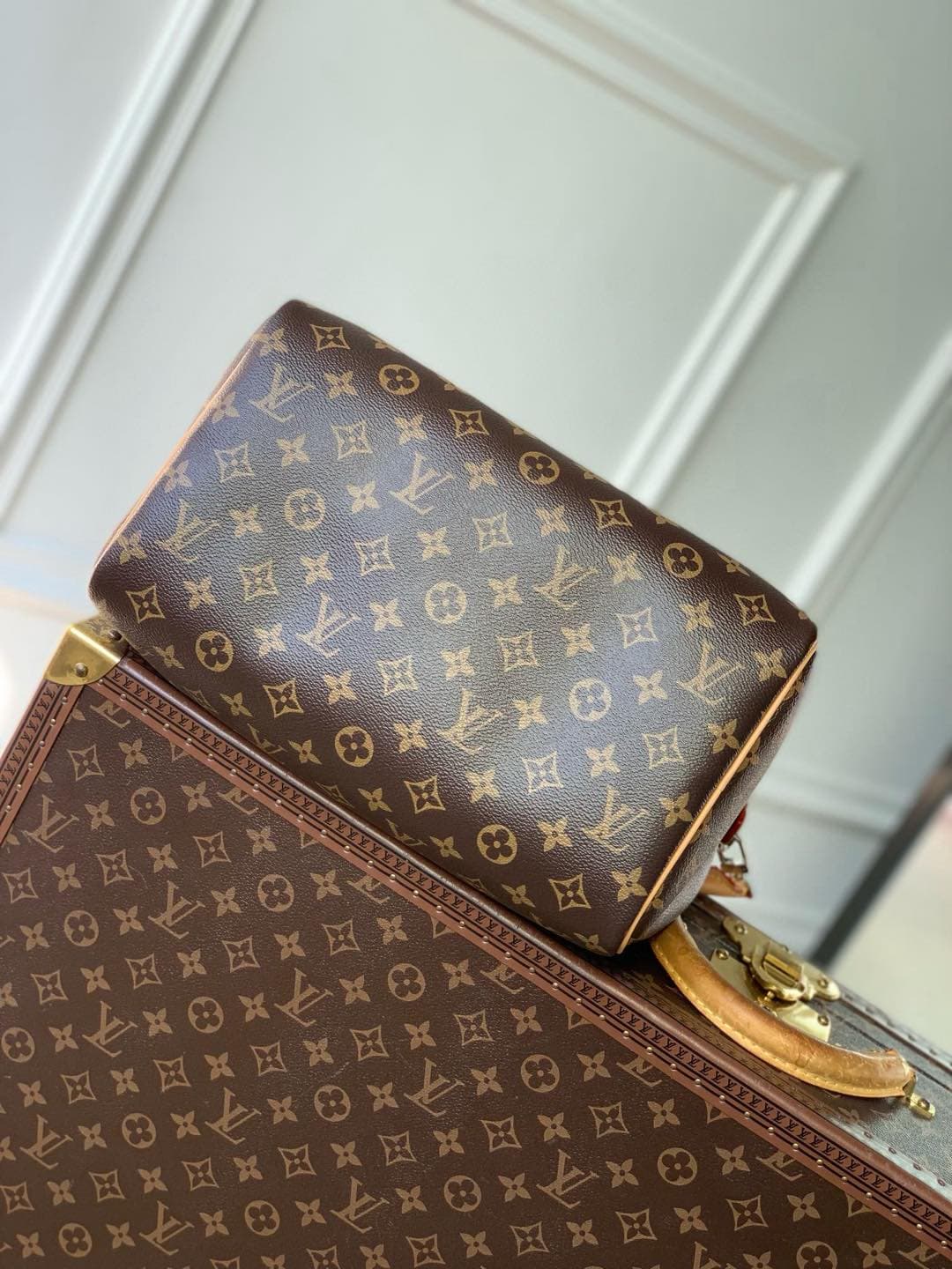 Louis Vuitton 57th Street NYC Speedy Soft 30 Monogram Coated canvas M12803 High