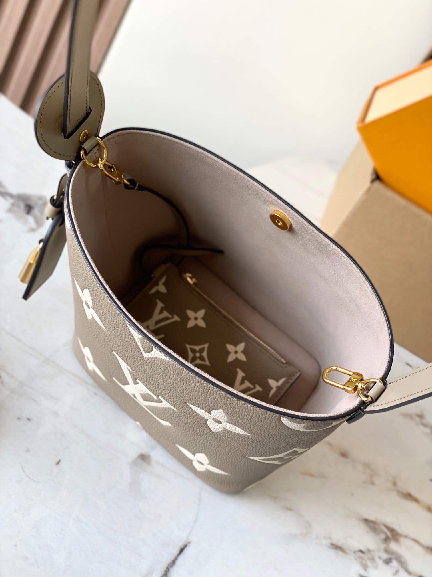 Louis Vuitton All In BB Monogram Empreinte Leather M13045 Top