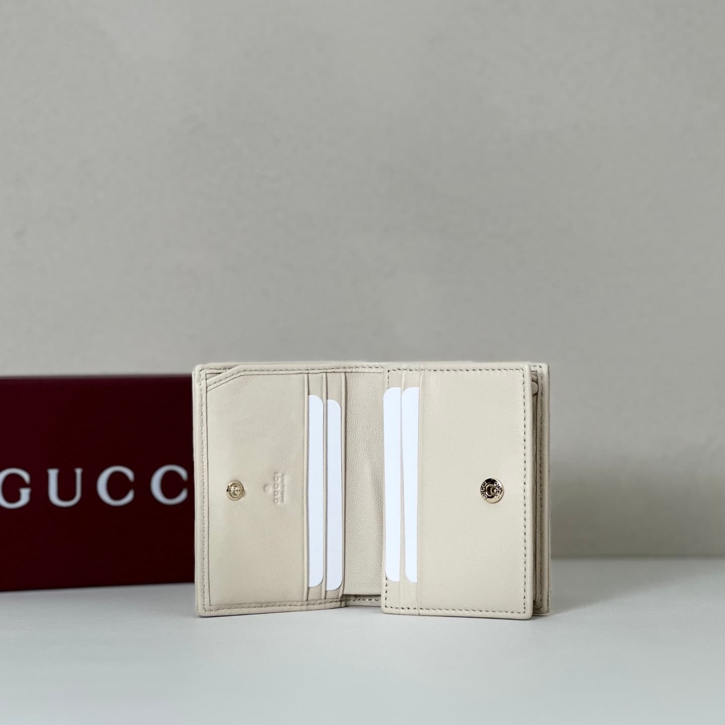 Gucci GG Marmont Small Wallet White 466492 High