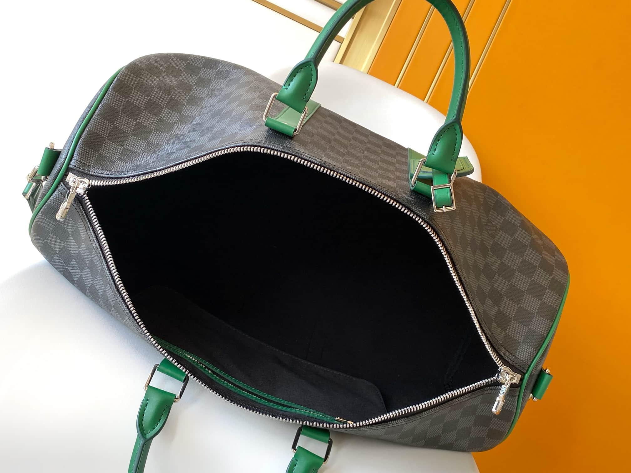 Louis Vuitton Keepall Bandoulière Damier Graphite coated canvas N40844 High