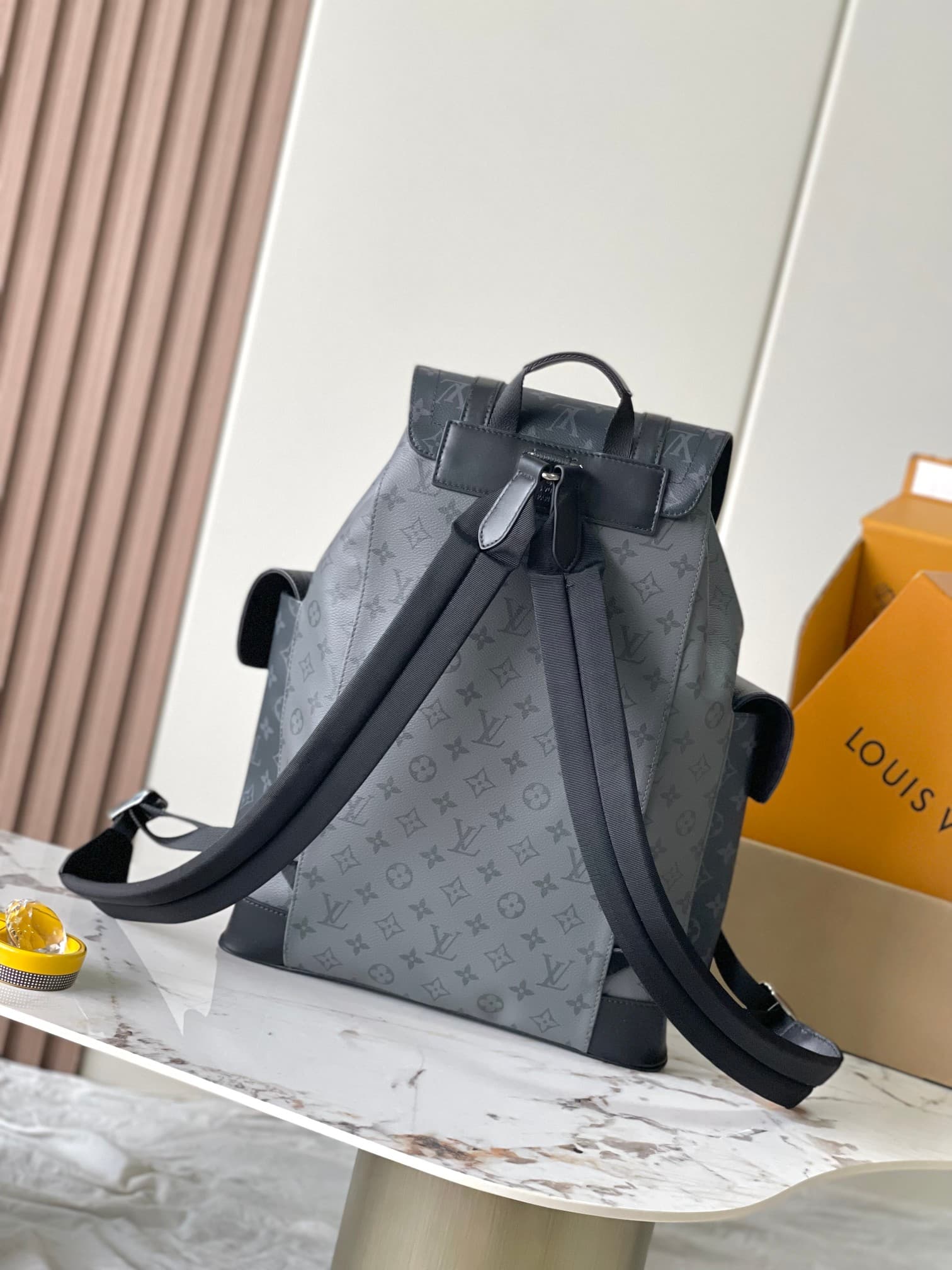 Louis Vuitton Christopher MM Backpack Monogram Eclipse coated canvas M45419 TOP