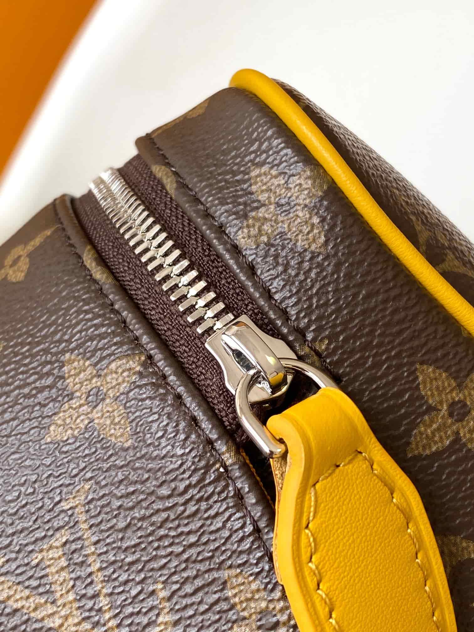 Louis Vuitton Dopp Kit Safran Yellow Monogram Macassar coated canvas M12643 High
