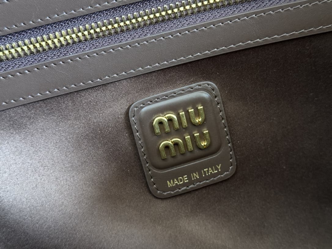 Miu Miu Beau Leather Top Handle Bag High