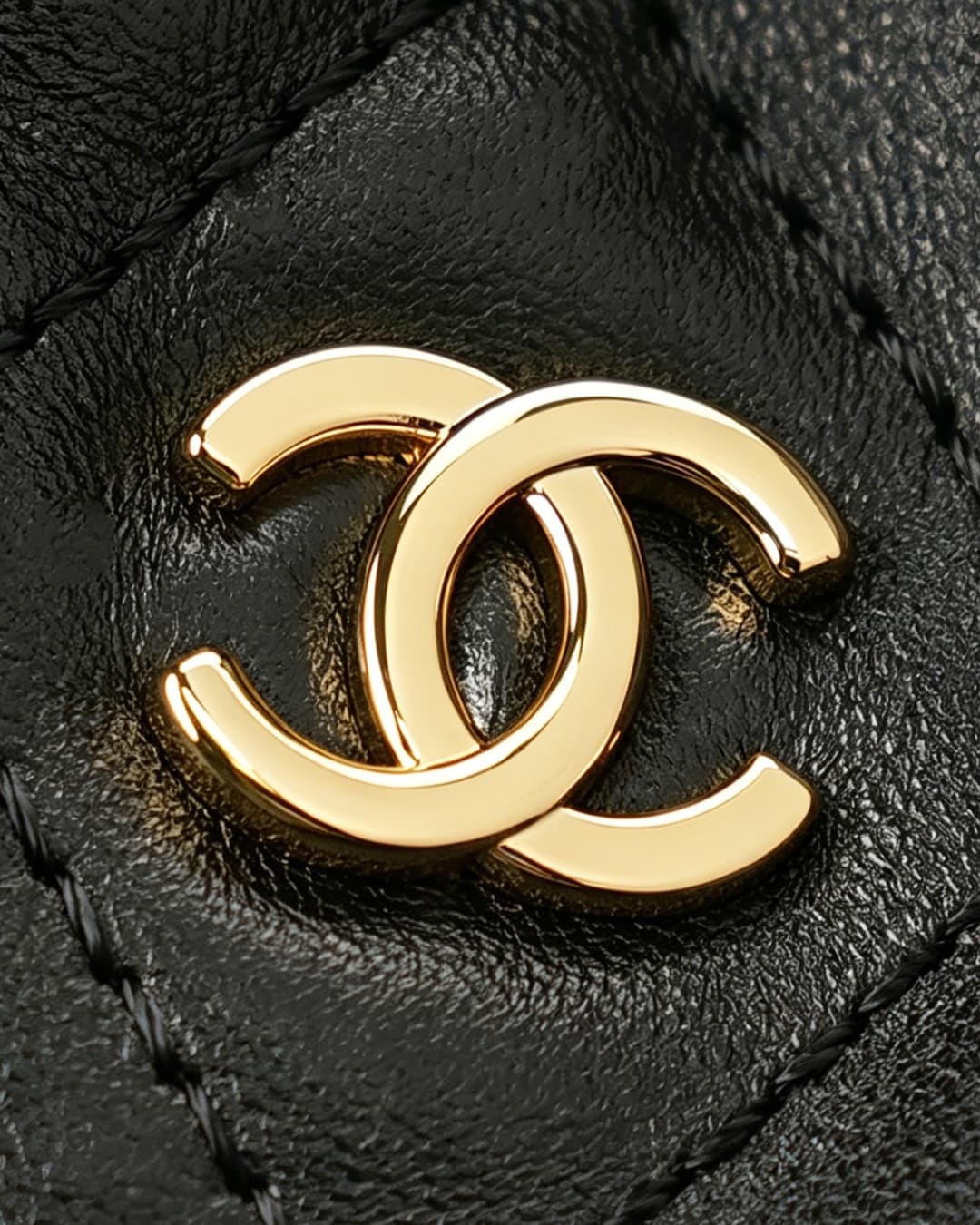 Chanel Clutch with Leather Strap Lambskin & Gold-tone Metal AP5228 Black A