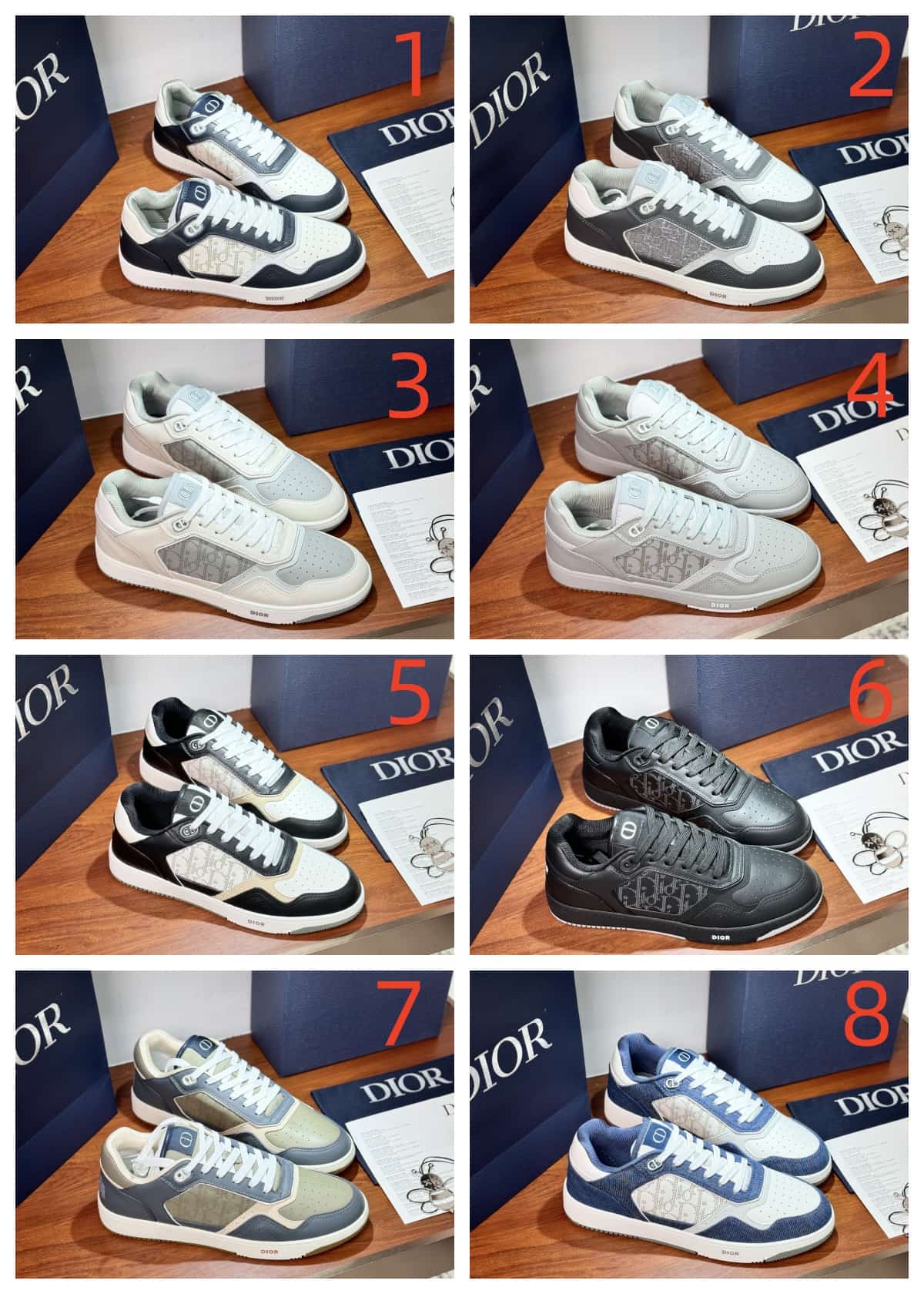 Dior B27 Uptown Low-Top Sneaker Shoes Men Women