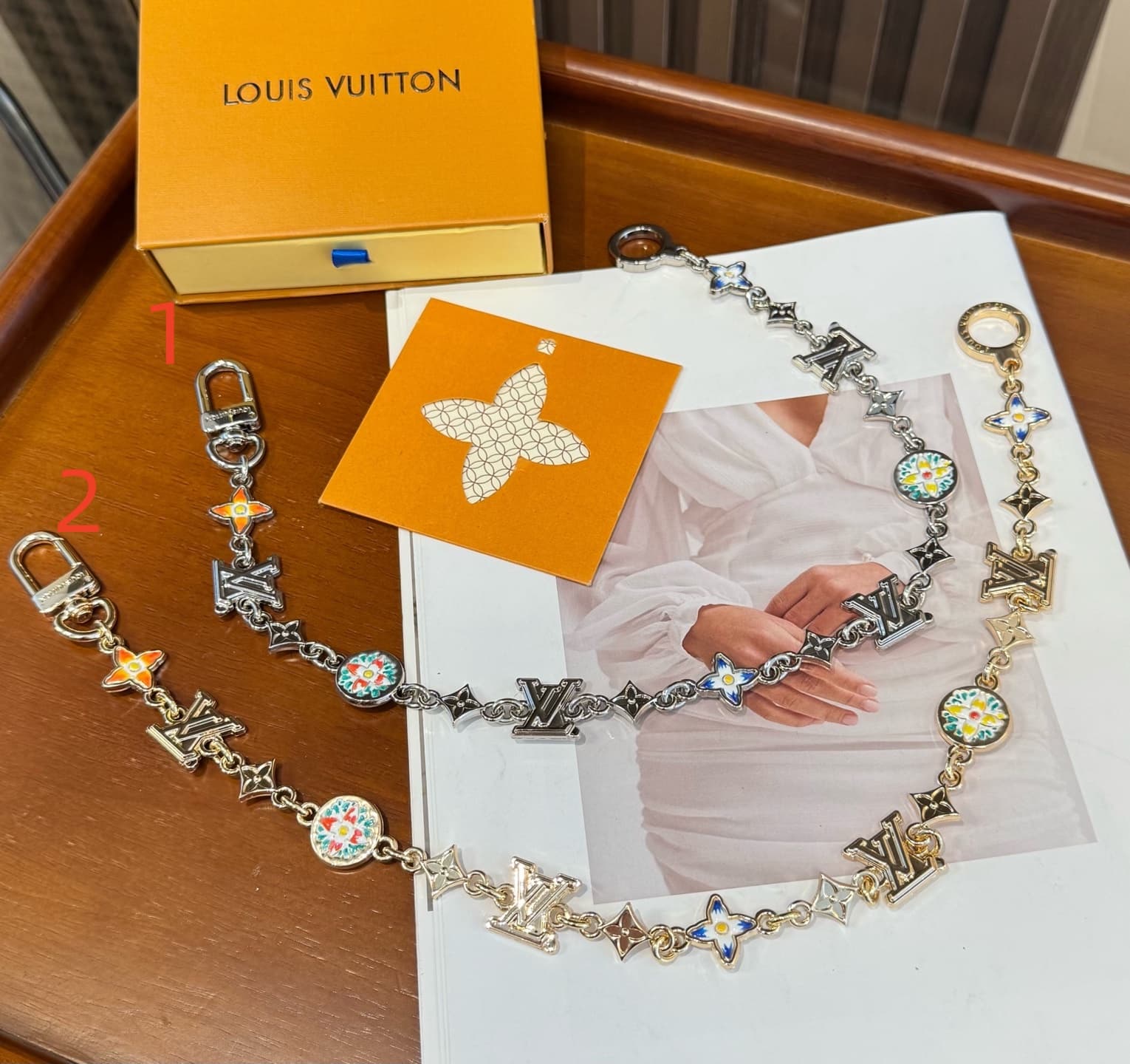Louis Vuitton Monogram Flower Chain Belts M03670