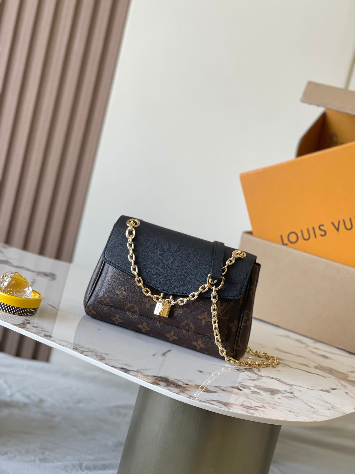 Louis Vuitton Saint Germain BB Monogram/Black Leather and coated canvas M26398 TOP