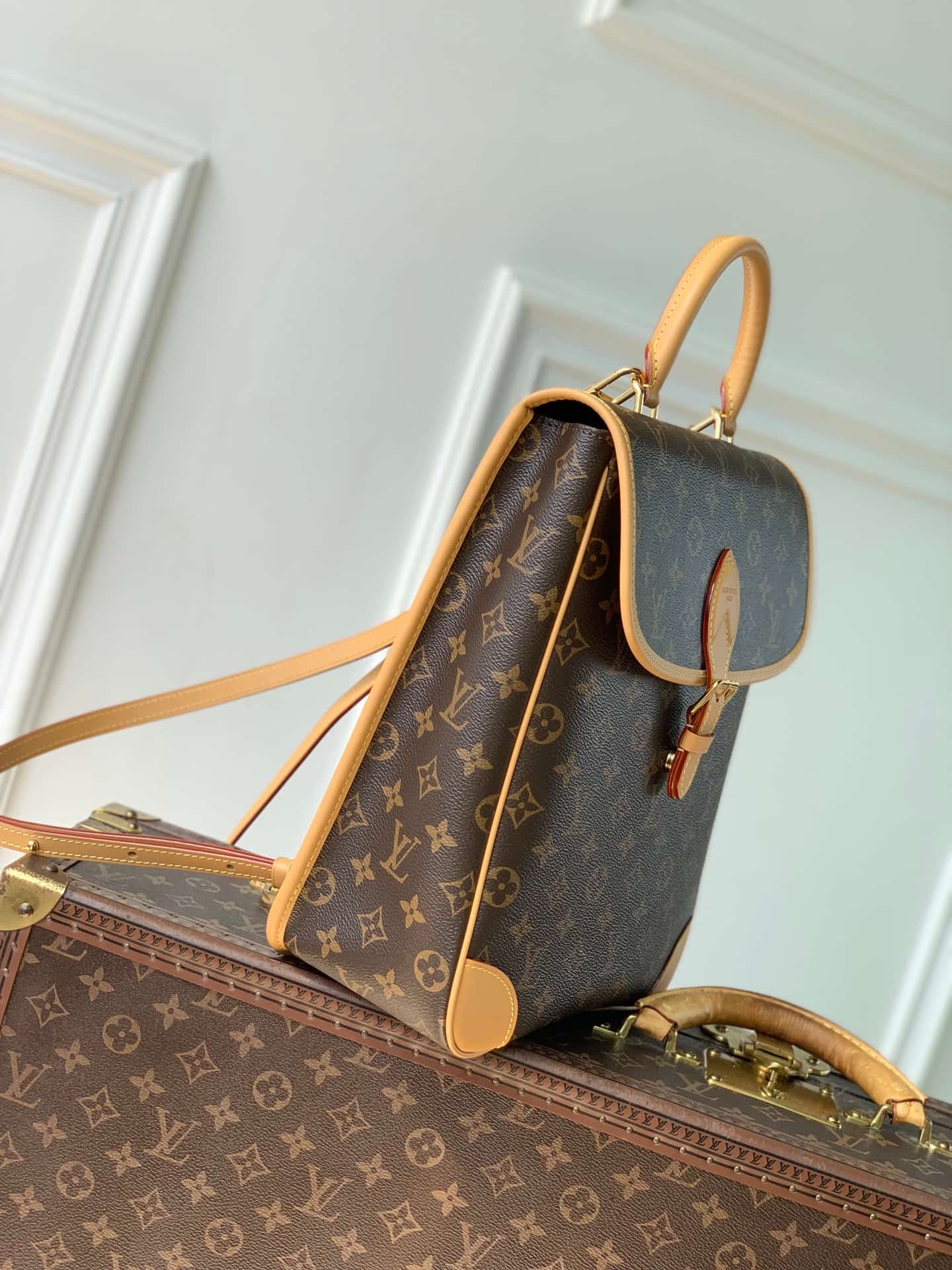 Louis Vuitton DIANE Backpack Monogram coated canvas M29631 High