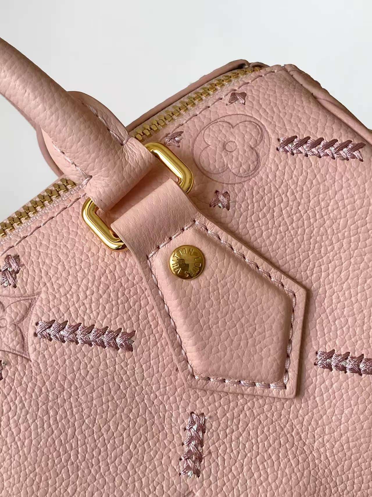 Louis Vuitton Speedy Bandouliere 20 Light Bliss Couture Cowhide leather M28529 High