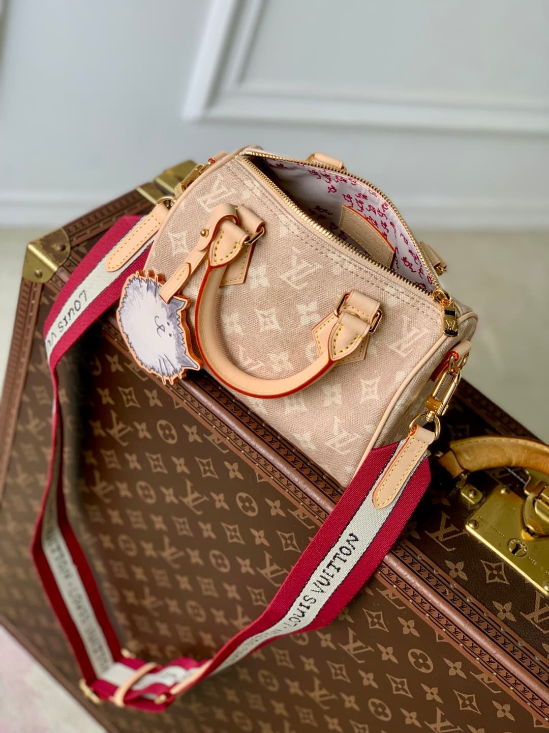 Louis Vuitton Speedy Bandouliere 20 Meowgram coated canvas M15151 High