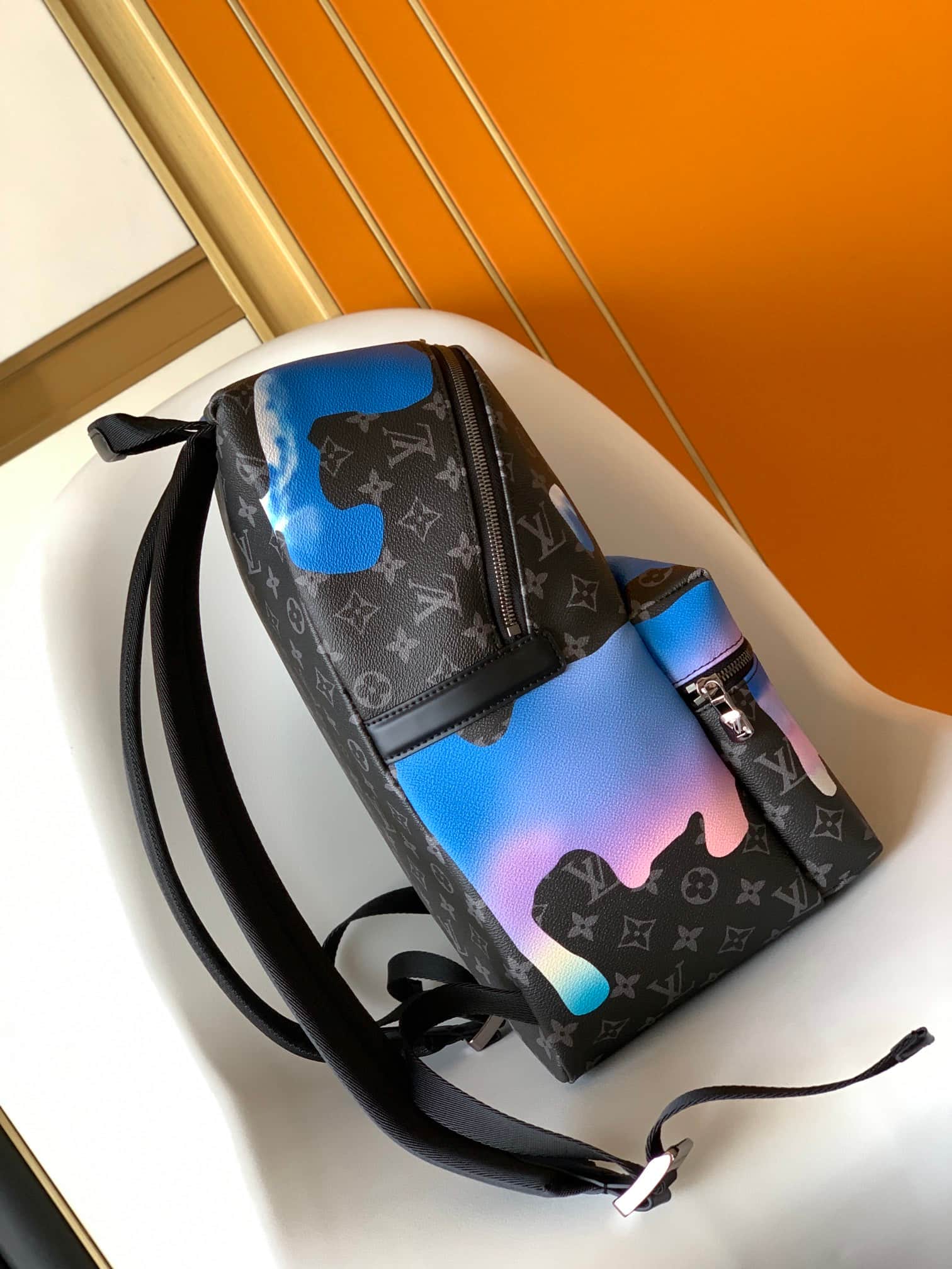 Louis Vuitton Sunset Monogram Eclipse Discovery Backpack M21429 High