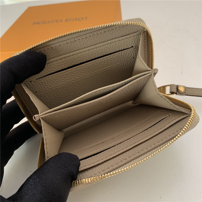 Louis Vuitton ZIPPY COIN PURSE Monogram Empreinte M69797 Grey/Cream High
