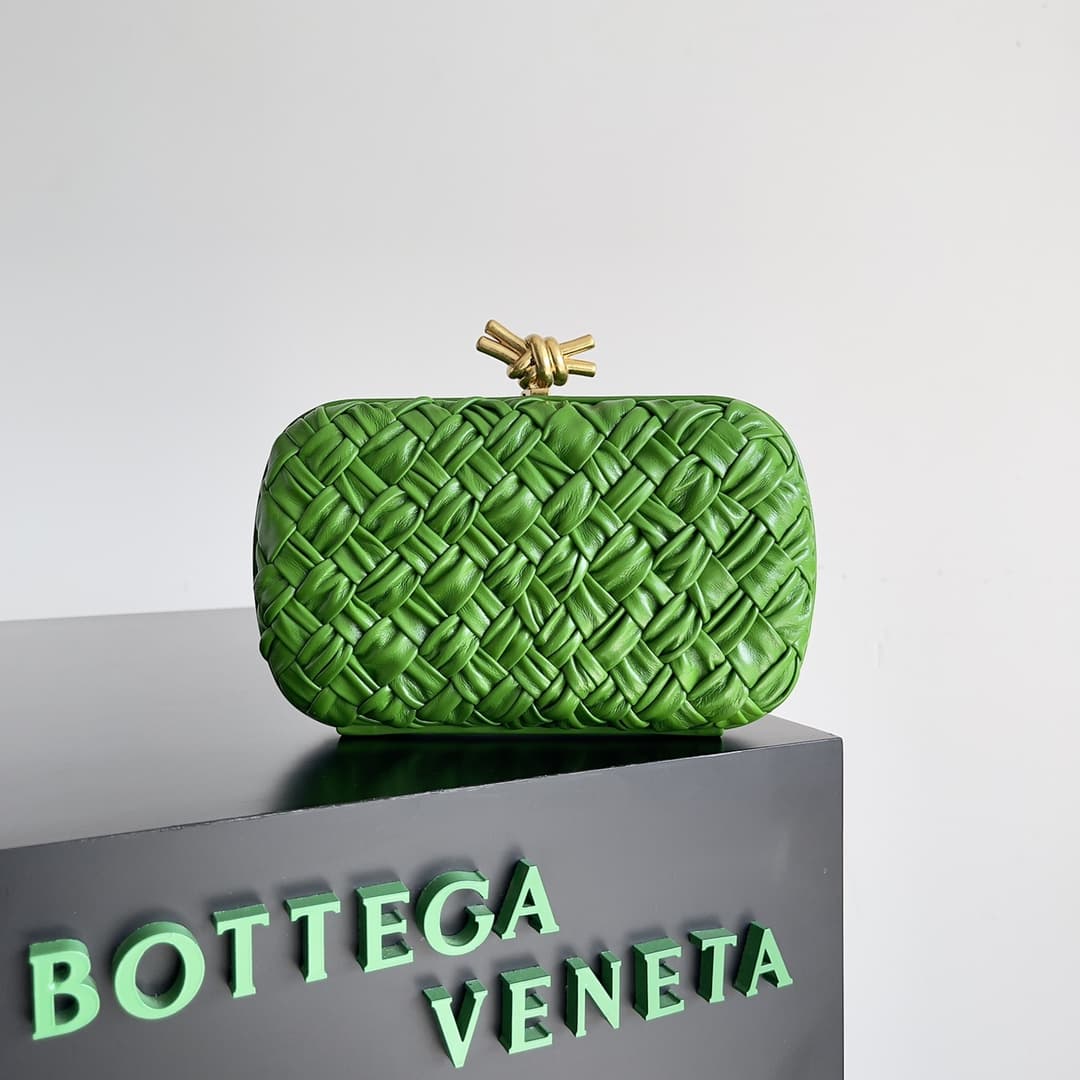 BV Knot Minaudière Clutch Lambskin Top