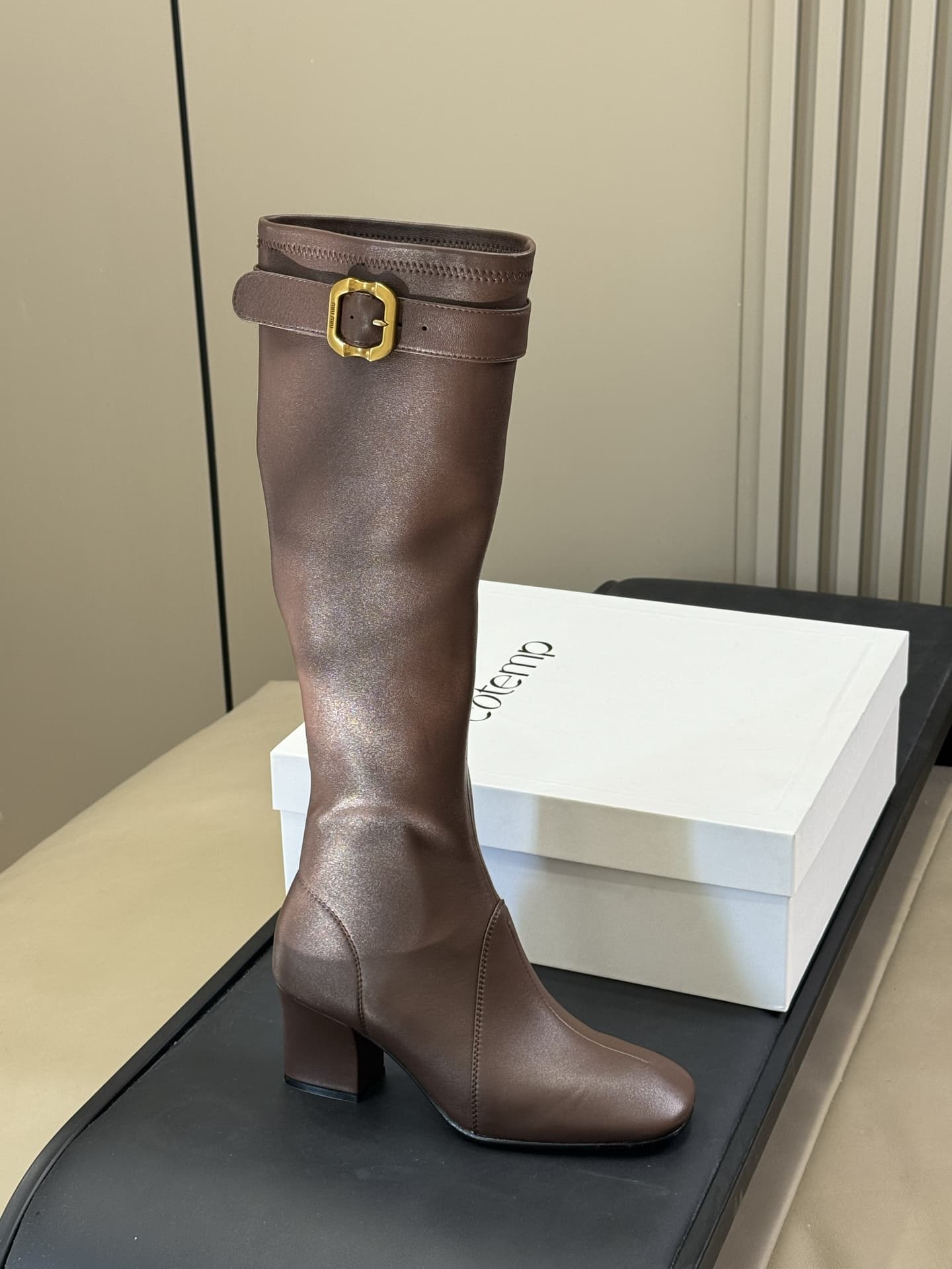 Miu Miu Nappa Leather Boots Shoes Women