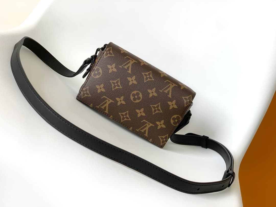 Louis Vuitton Steamer Wearable Wallet Monogram Macassar coated canvas M83613 High
