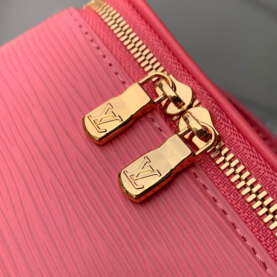 Louis Vuitton Nice Beauty cosmetic bag Epi leather M25690 pink high