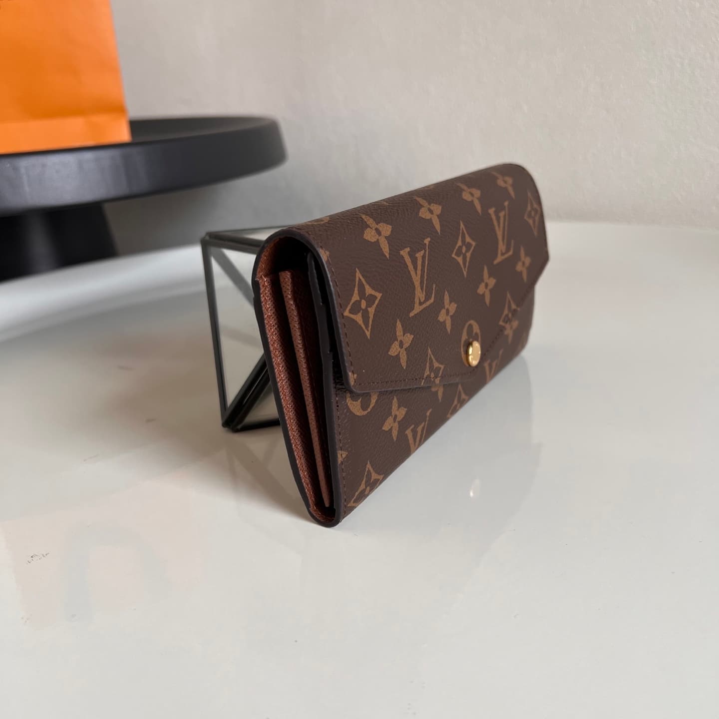 Louis Vuitton Sarah Wallet Brown Monogram coated canvas M60531 High