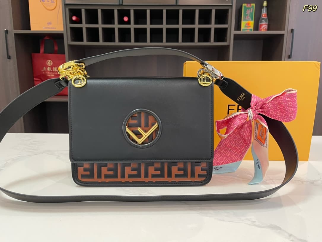 Fendi Kan I F Shoulder Bag