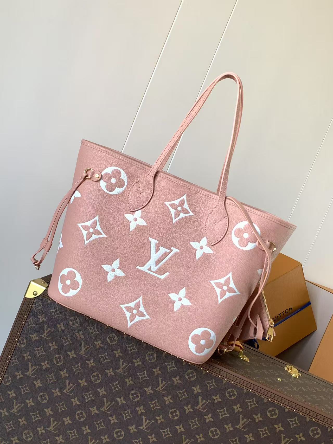 Louis Vuitton NEVERFULL MM Monogram Empreinte M46329 High