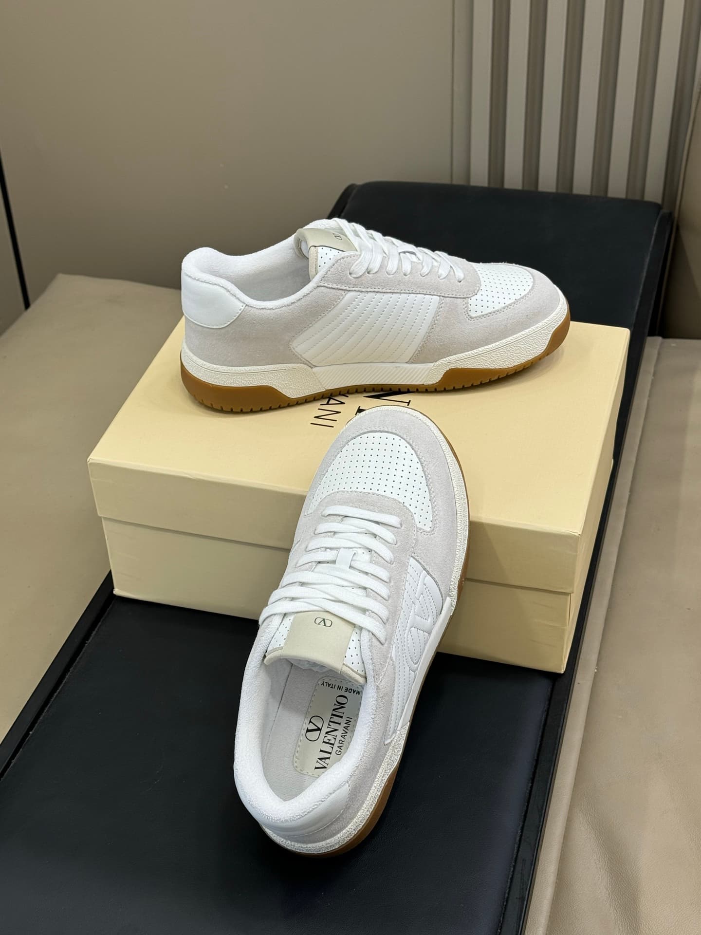 Valentino Sparry Sneaker In Split Shoes Men Women