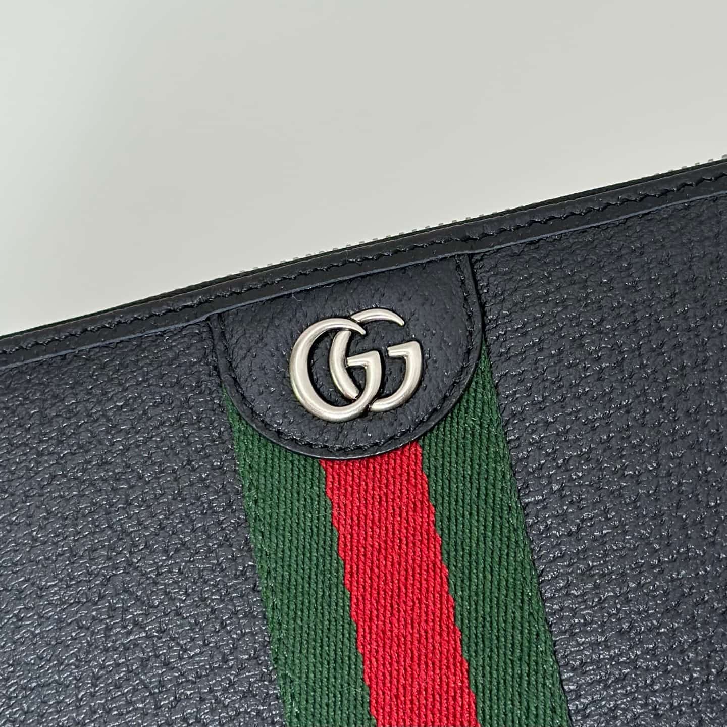 Gucci Ophidia zip around wallet Black 834694 High