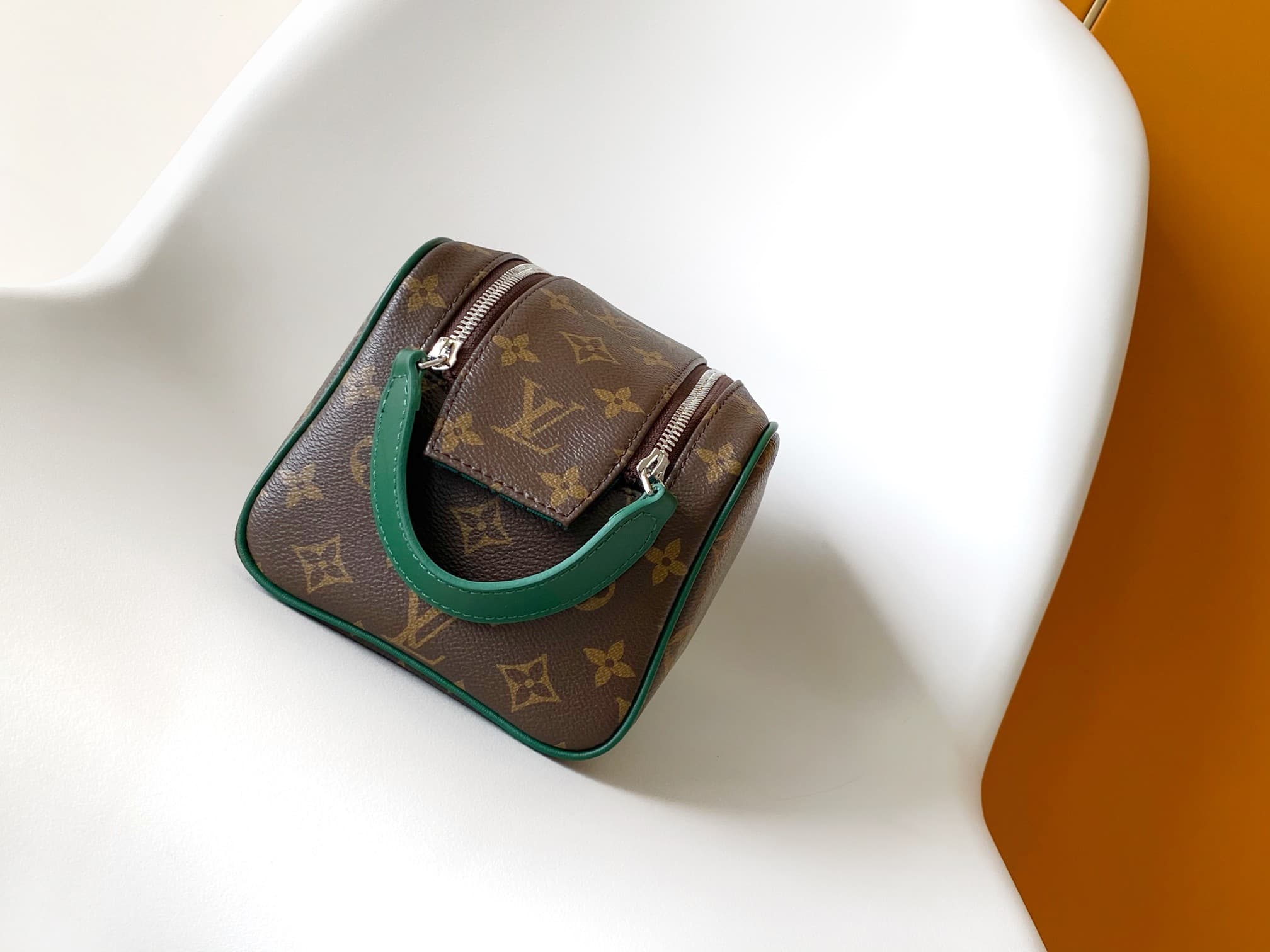 Louis Vuitton Dopp Kit Borneo Green Monogram Macassar coated canvas M12639 High