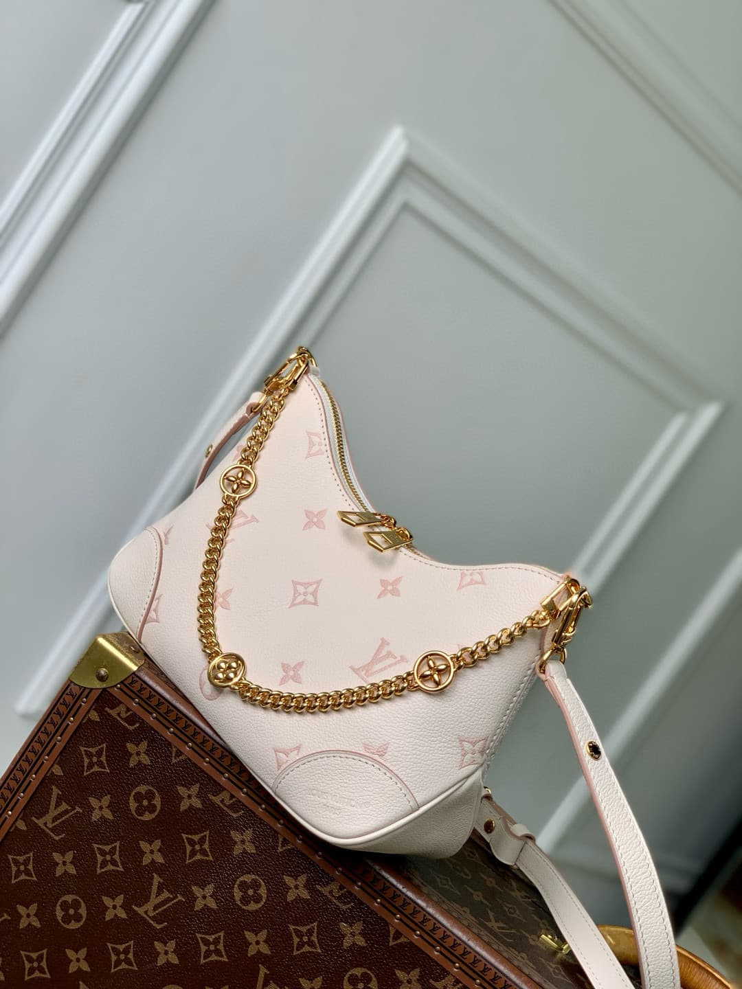 Louis Vuitton Boulogne Monogram Empreinte Leather M14634 Eden High