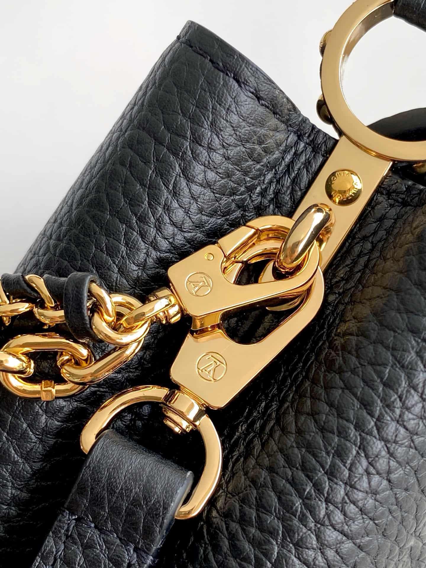 Louis Vuitton Capucines BB Capucines Black Taurillon Leather M29608 TOP