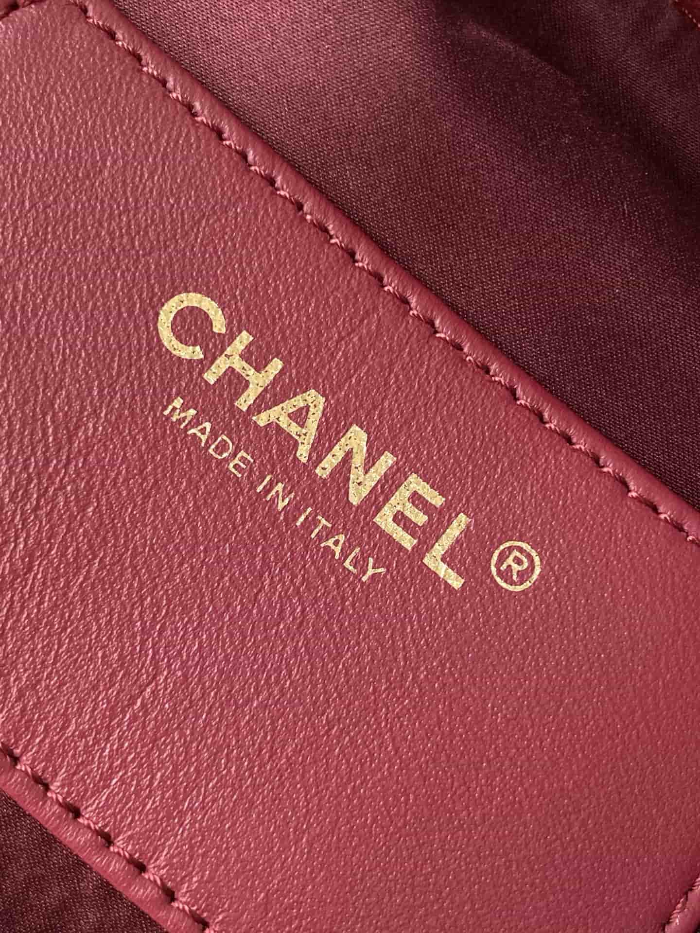 Chanel 25 Medium Hobo Medium handbag AS5311 Grained Calfskin & Gold-tone Metal Burgundy A