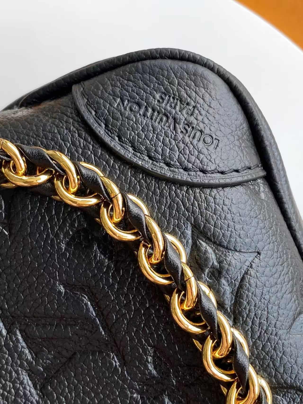 Louis Vuitton Nano Boulogne Black Cowhide leather M28427 High