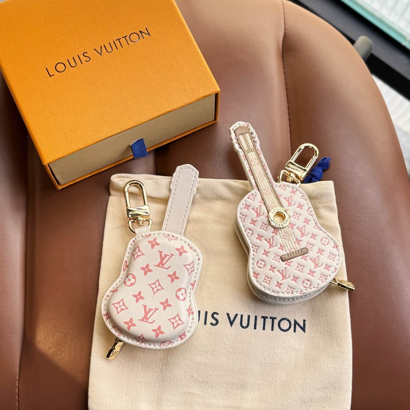 LV Guitar Pouch Bag Charm M02032