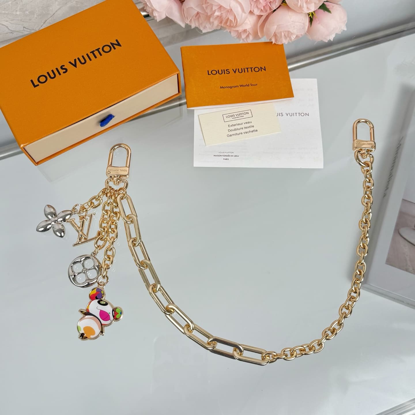 LV x Murakami Superflat Bag Charm M02452
