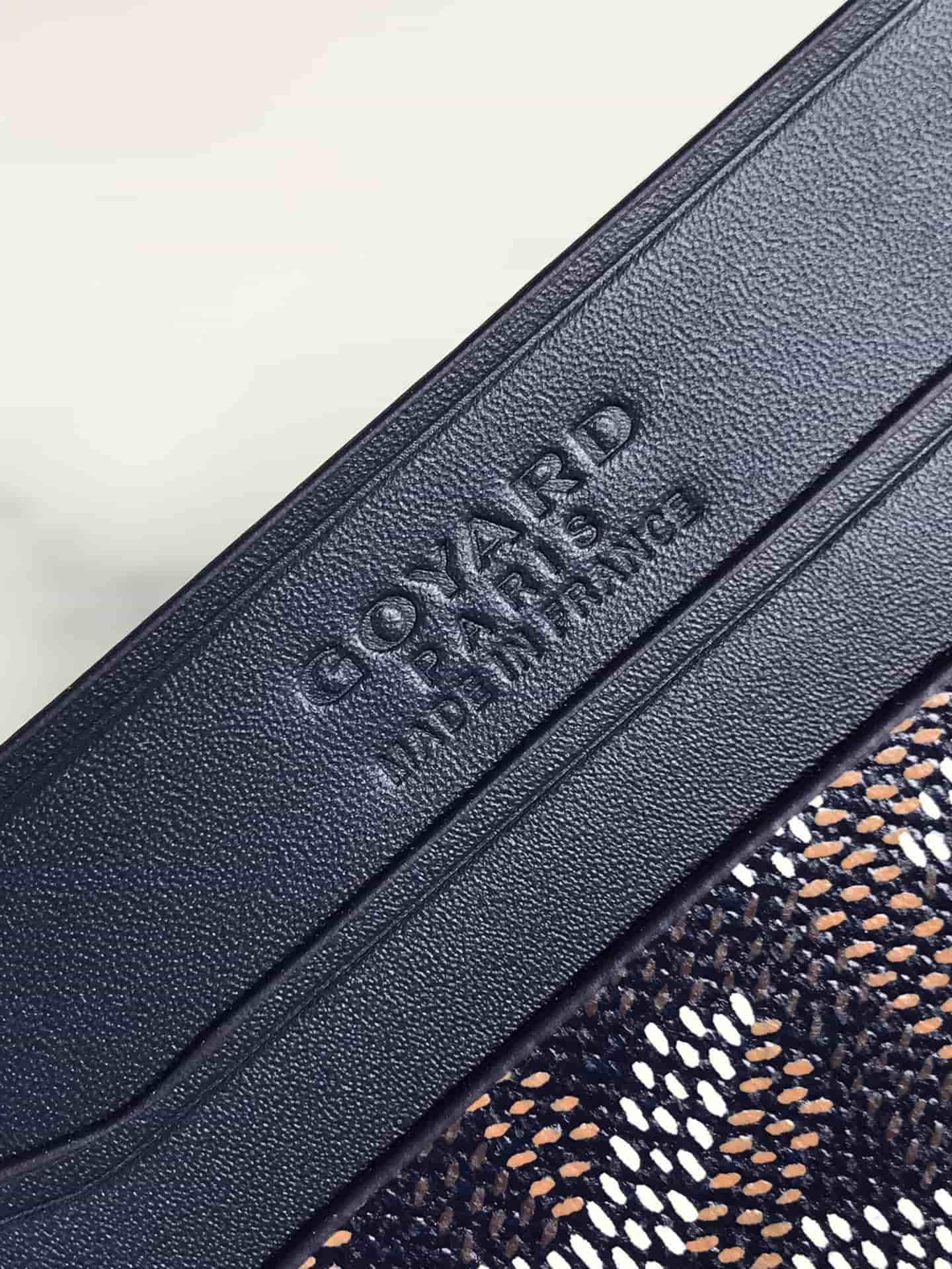 Goyard Saint Sulpice Card Wallet Navy Blue High
