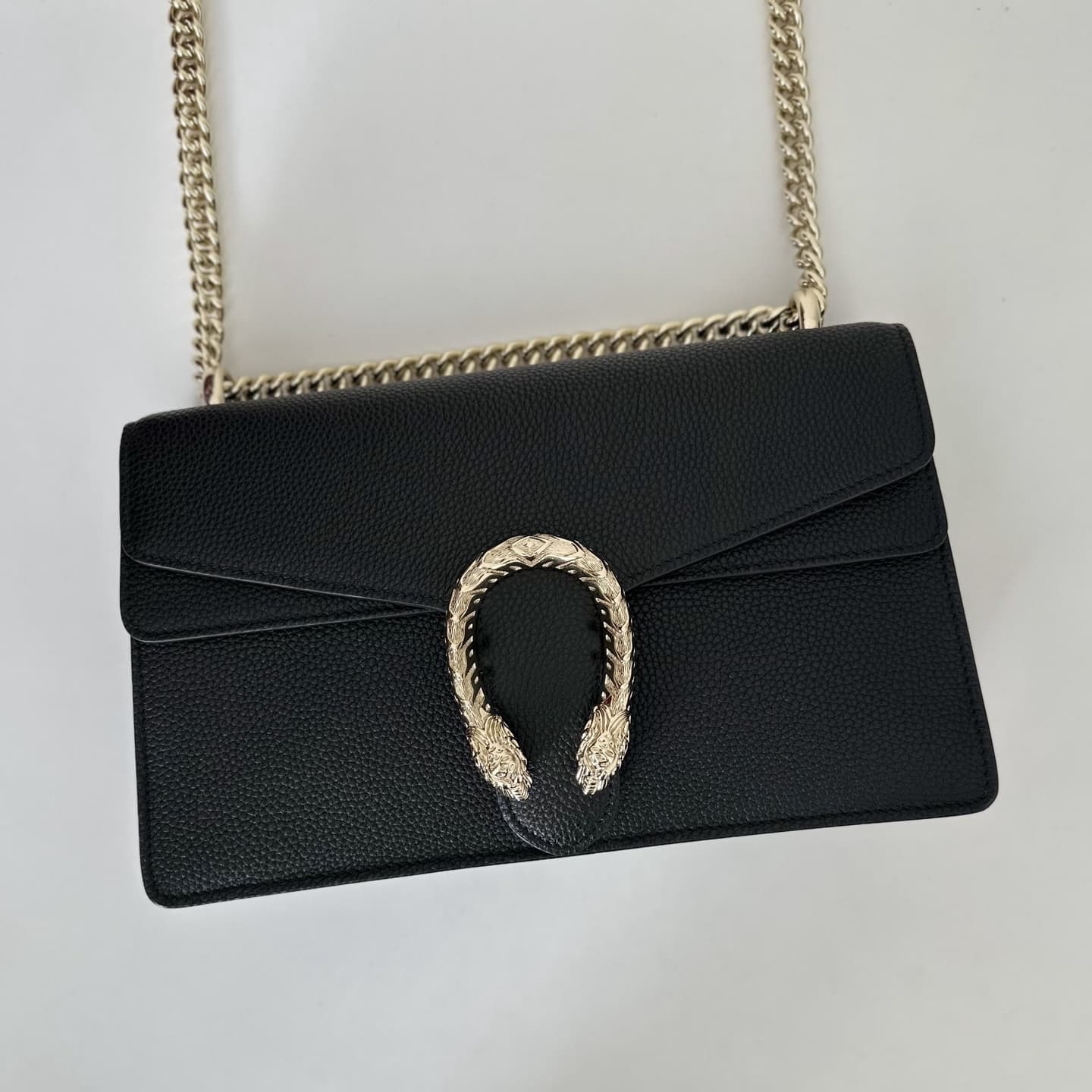 Dionysus Medium Shoulder Bag 795005 Black Leather High