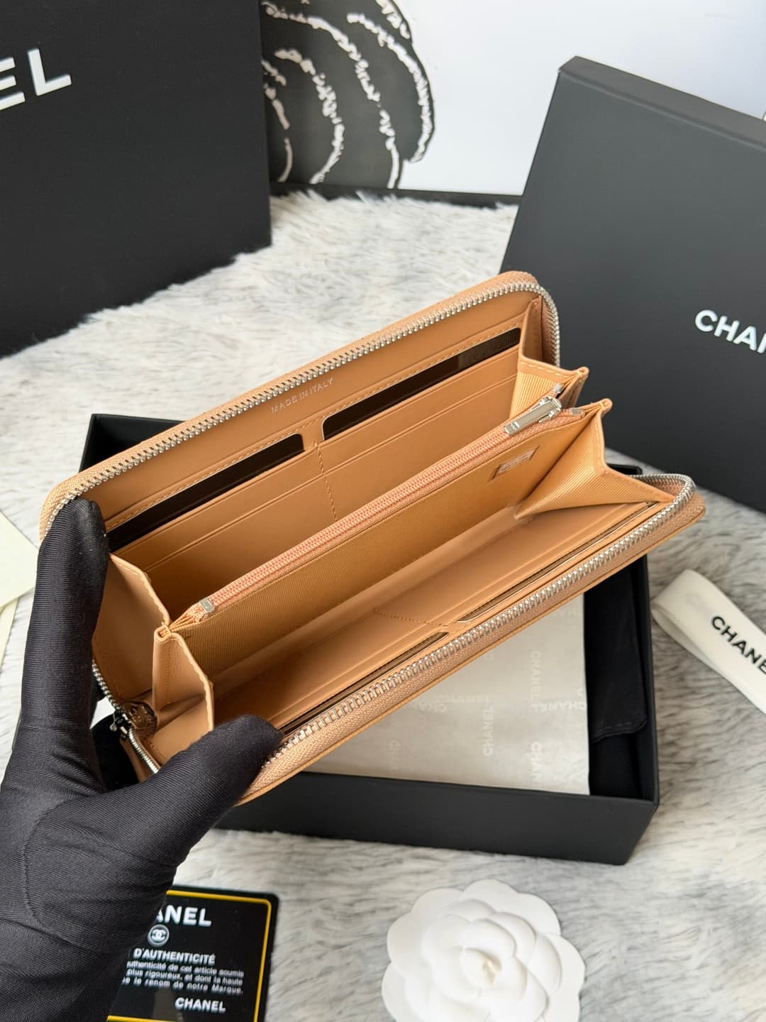 Chanel Classic Long Zipped Wallet A