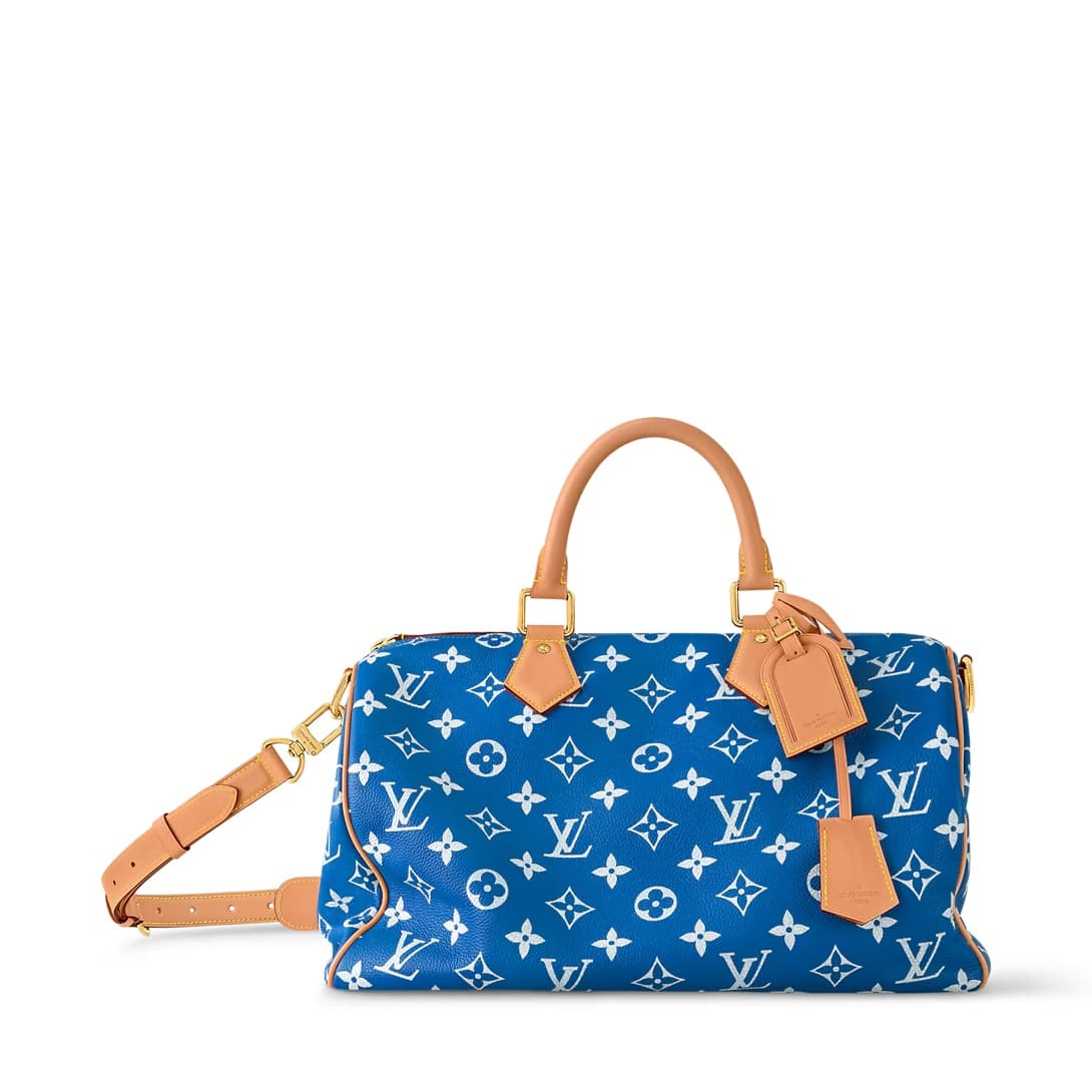 Louis Vuitton Speedy P9 Bandoulière 40 Blue Soft calfskin M24418 TOP