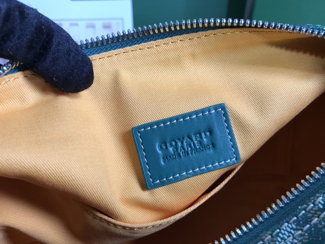 Bowling 25 Toiletry Bag Goyardine Canvas & Chevroches Calfskin High