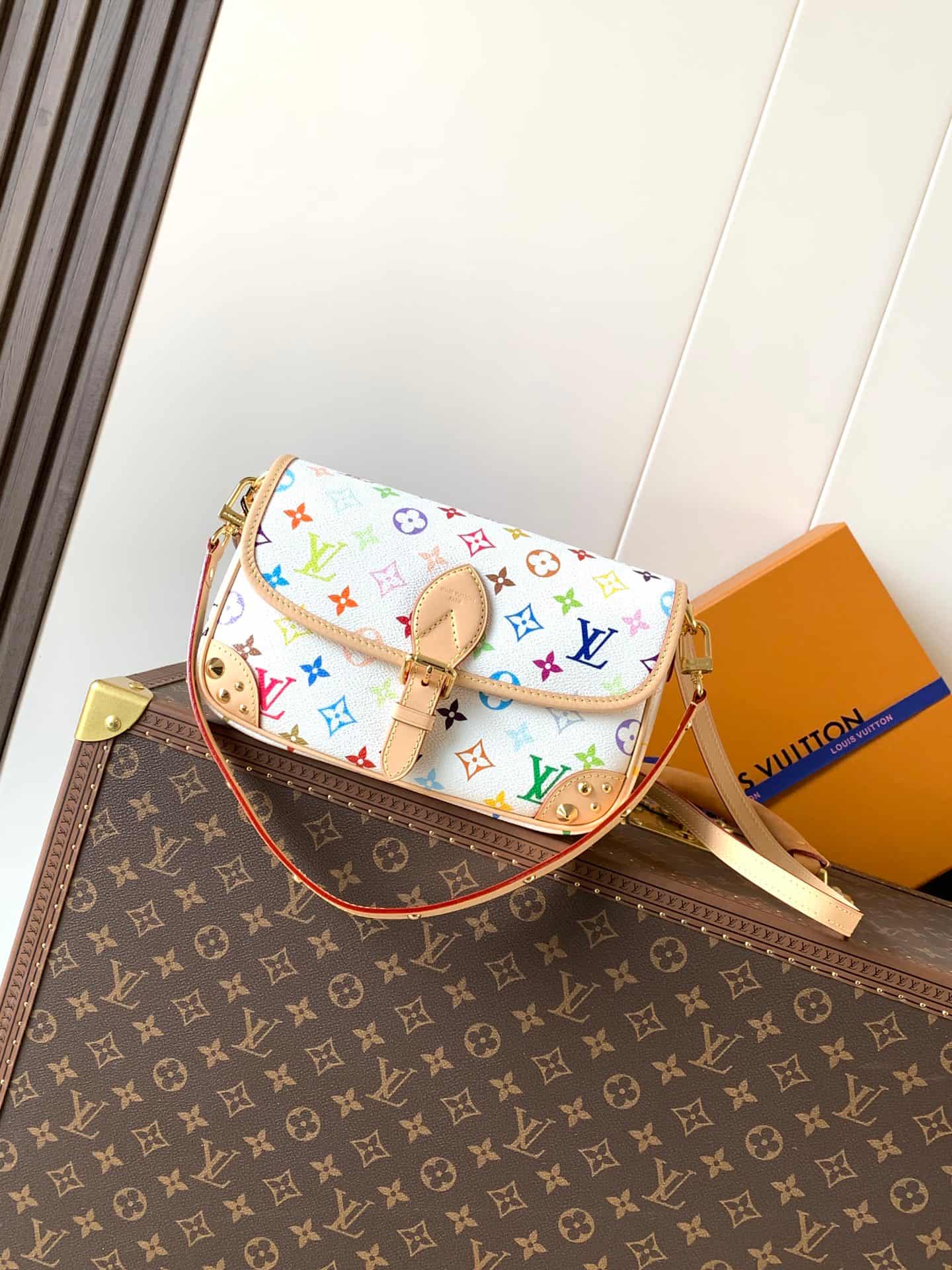 Louis Vuitton x TM Diane PM Multicolor/White Coated canvas M27866 High