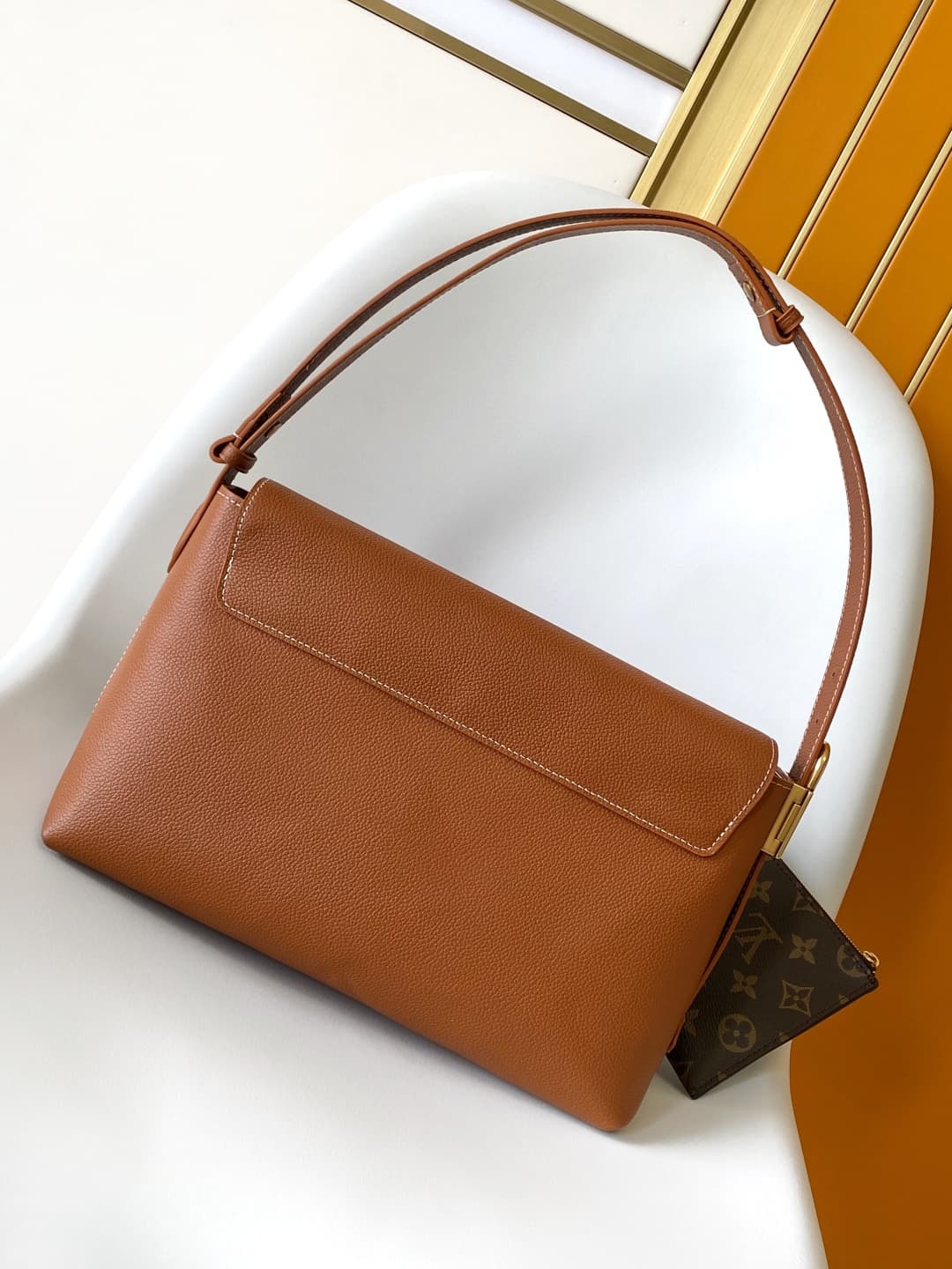 Louis Vuitton Low Key Messenger Cognac Brown Calfskin leather M13151 High