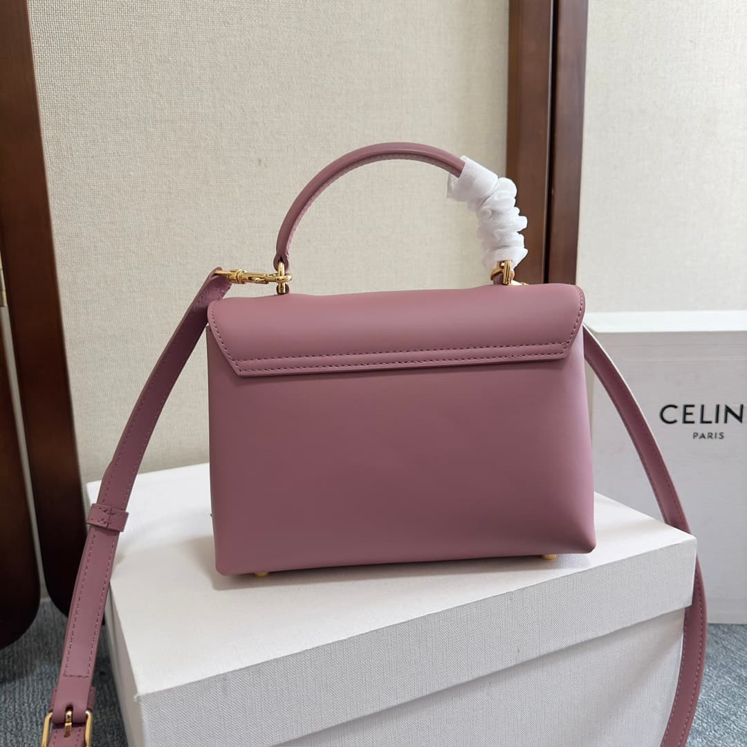 Celine Mini Nino bag in Pinkish-purple Supple Calfskin High