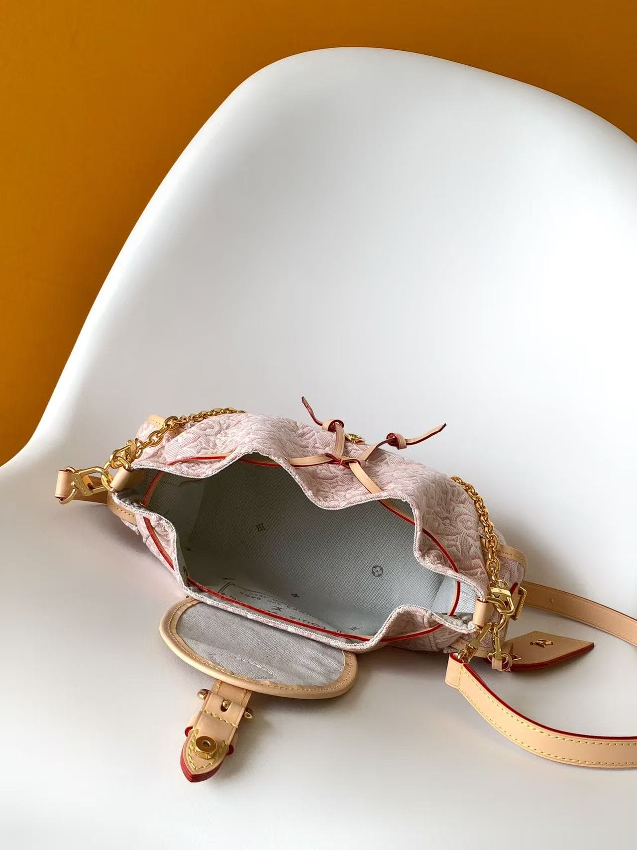 Louis Vuitton Odyssee PM Monogram Emblème Rose Ruban M29974 High