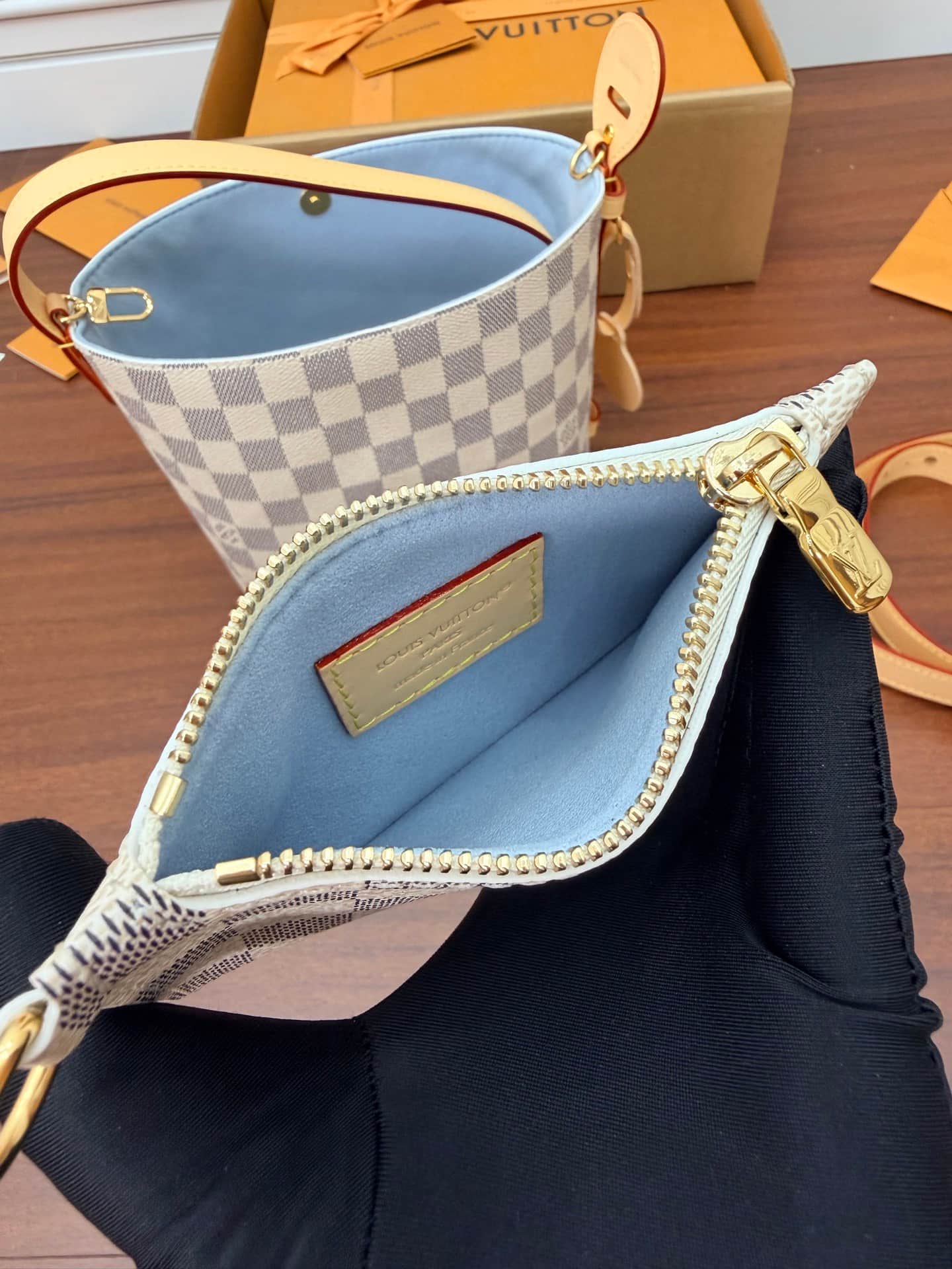 Louis Vuitton All In BB Damier Azur coated canvas N40855 TOP