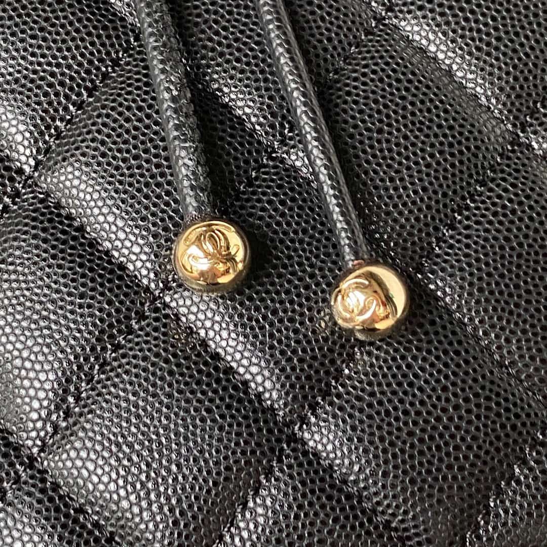 Chanel Urban Spirit Backpack Grained Calfskin & Gold-Metal AS4059 Black A