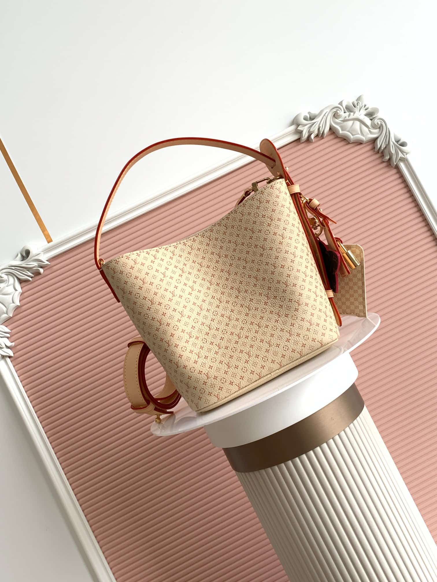 Louis Vuitton All In BB Dune/Sand Calfskin leather M15130 High