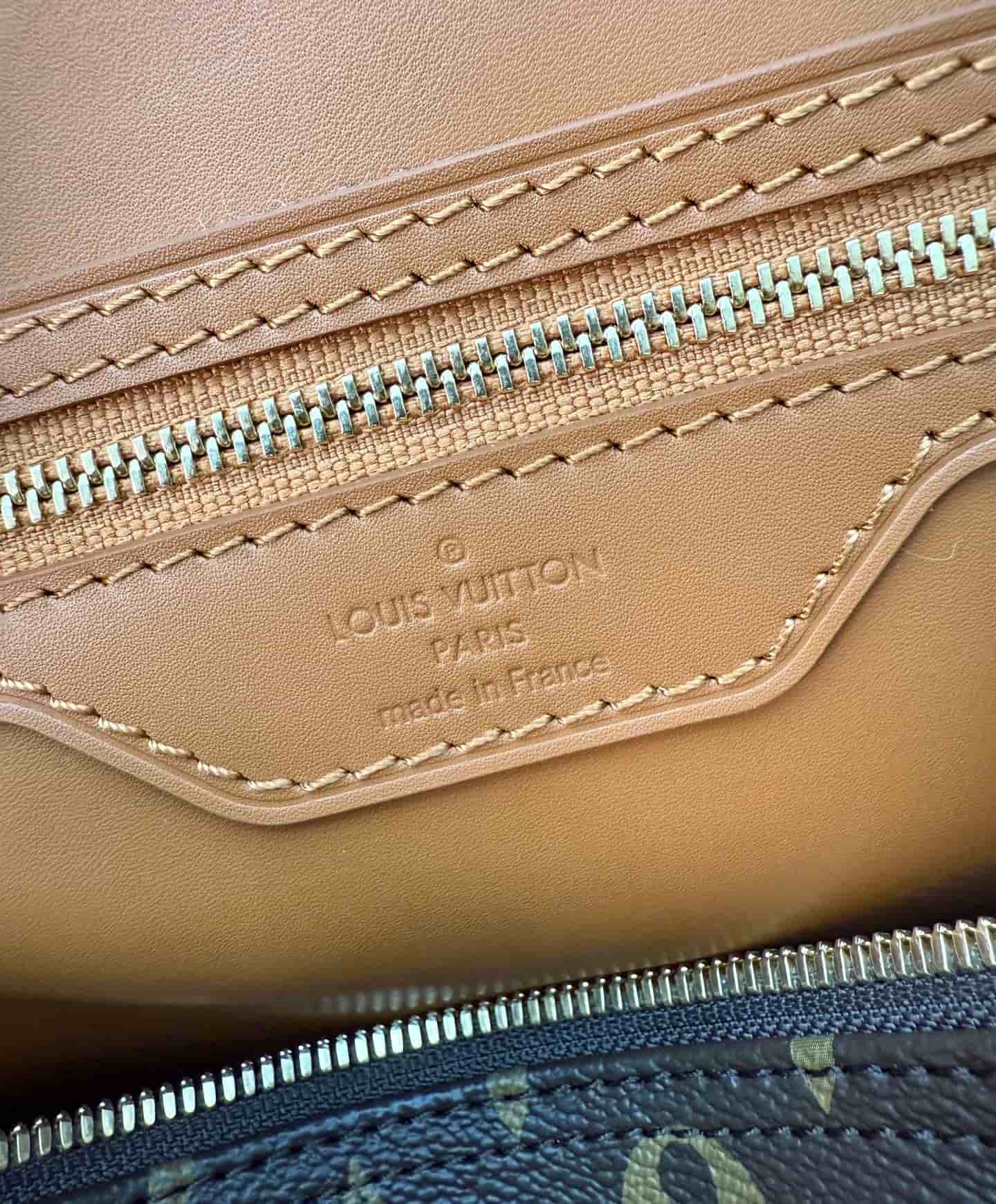 Louis Vuitton Speedy Soft 30 Boho Monogram Tan Coated canvas Ostrich-leather trim N87212 TOP