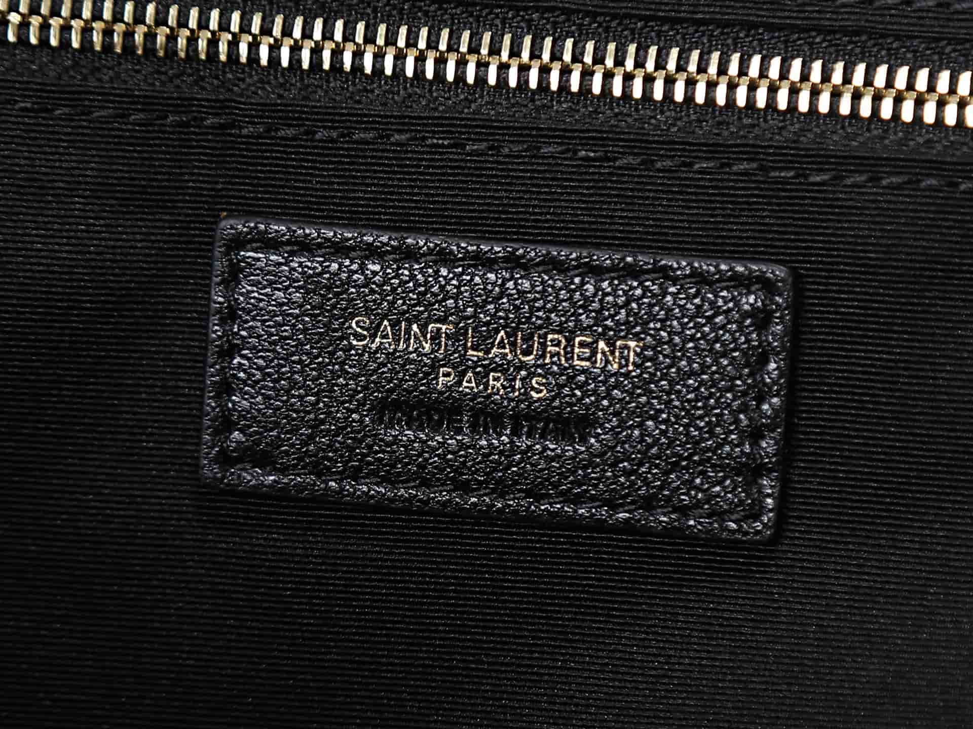 Saint Laurent ICARE Medium in quilted suede CARAMEL COGNAC 858191 TOP